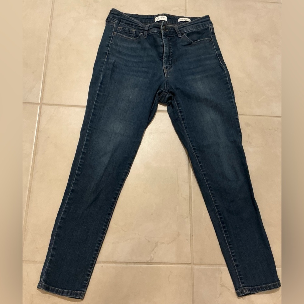 Jessica Simpson High Rise Dark Blue Jeans